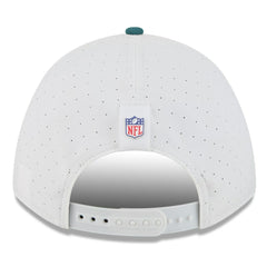 Philadelphia Eagles New Era 2025 NFL Training Camp A-Frame 9FORTY Adjustable Hat White/Midnight Green - NFL