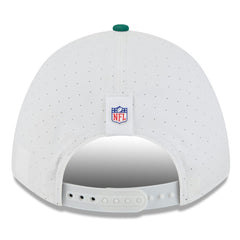 New York Jets New Era 2025 NFL Training Camp A-Frame 9FORTY Adjustable Hat White/Green - NFL