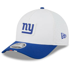 New York Giants New Era 2025 NFL Training Camp A-Frame 9FORTY Adjustable Hat White/Royal - NFL