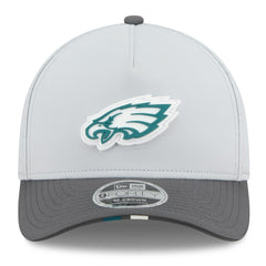 Philadelphia Eagles New Era 2025 NFL Training Camp A-Frame 9FORTY Adjustable Hat Gray/Graphite - NFL