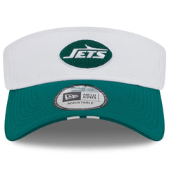 New York Jets New Era 2025 NFL Training Camp Adjustable Visor White/Green - NFL