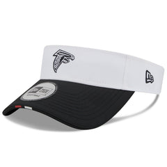 Atlanta Falcons New Era 2025 NFL Training Camp Adjustable Visor White/Black - NFL