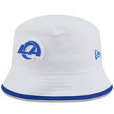 Los Angeles Rams New Era 2025 NFL Training Camp Stretch Bucket Hat White - NFL