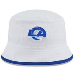Los Angeles Rams New Era 2025 NFL Training Camp Stretch Bucket Hat White - NFL