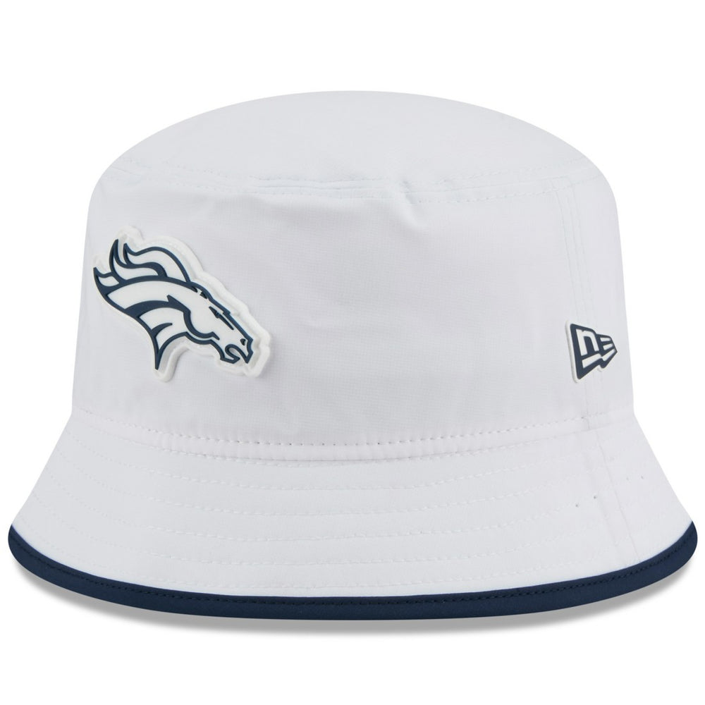 Denver Broncos New Era 2025 NFL Training Camp Stretch Bucket Hat White - NFL