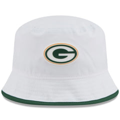 Green Bay Packers New Era 2025 NFL Training Camp Stretch Bucket Hat White - NFL