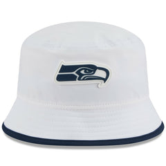 Seattle Seahawks New Era 2025 NFL Training Camp Stretch Bucket Hat White - NFL