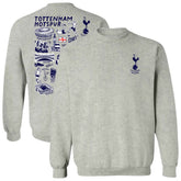 Tottenham Hotspur Vive La Fete Women's Impressions Artwork Pullover Sweatshirt - Gray