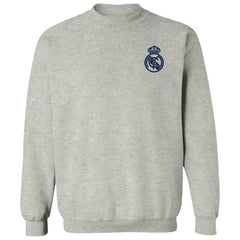 Real Madrid Vive La Fete Women's Impressions Artwork Pullover Sweatshirt - Gray