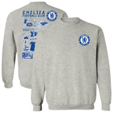 Chelsea Vive La Fete Women's Impressions Artwork Pullover Sweatshirt - Gray