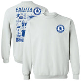 Chelsea Vive La Fete Women's Impressions Artwork Pullover Sweatshirt - White