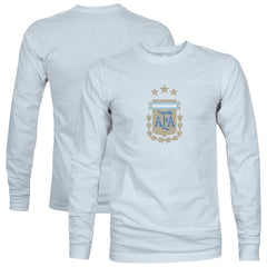 Argentina National Team 1863FC Color Badge Long Sleeve T-Shirts - Light Blue