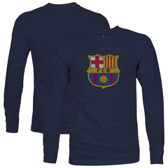 Barcelona 1863FC Color Badge Long Sleeve T-Shirts - Navy