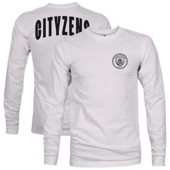 Manchester City 1863FC Back Team Arch Long Sleeve T-Shirts - Gray