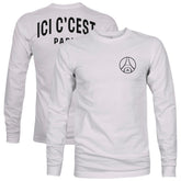 Paris Saint-Germain 1863FC Back Team Arch Long Sleeve T-Shirts - Gray
