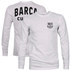 Barcelona 1863FC Back Team Arch Long Sleeve T-Shirts - Gray