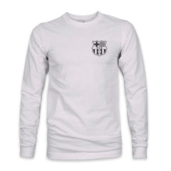 Barcelona 1863FC Back Team Arch Long Sleeve T-Shirts - Gray