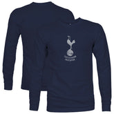 Tottenham Hotspur 1863FC Mono Badge Long Sleeve T-Shirts - Navy