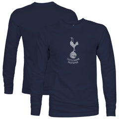 Tottenham Hotspur 1863FC Mono Badge Long Sleeve T-Shirts - Navy