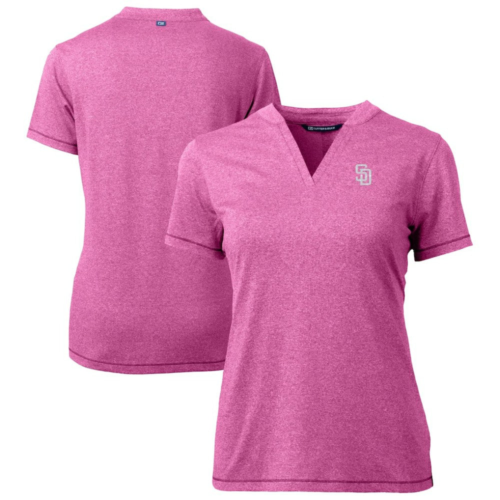 San Diego Padres Cutter & Buck Forge Heathered Stretch Blade Top Online