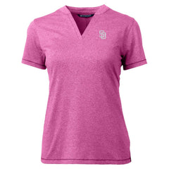San Diego Padres Cutter & Buck Forge Heathered Stretch Blade Top Online