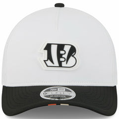 Cincinnati Bengals New Era Preschool 2025 NFL Training Camp A-Frame 9FORTY Adjustable Hat White/Black - NFL