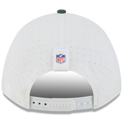 Green Bay Packers New Era Youth 2025 NFL Training Camp A-Frame 9FORTY Adjustable Hat White/Green - NFL