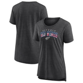 Detroit Red Wings - Women's Proud Tri-Blend T-Shirt Gray
