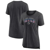 New Jersey Devils - Women's Proud Tri-Blend T-Shirt Gray