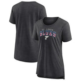 St. Louis Blues - Women's Proud Tri-Blend T-Shirt Gray