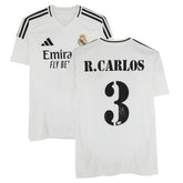 Fanatics Roberto Carlos Real Madrid Autographed 2024-25 White Home Jerseys - BAS