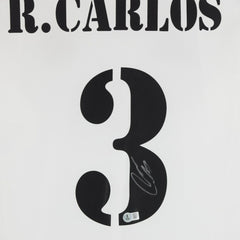 Fanatics Roberto Carlos Real Madrid Autographed 2024-25 White Home Jerseys - BAS