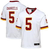 Jayden Daniels Washington Commanders Youth Game Super Bowl Era Jersey White - Nike