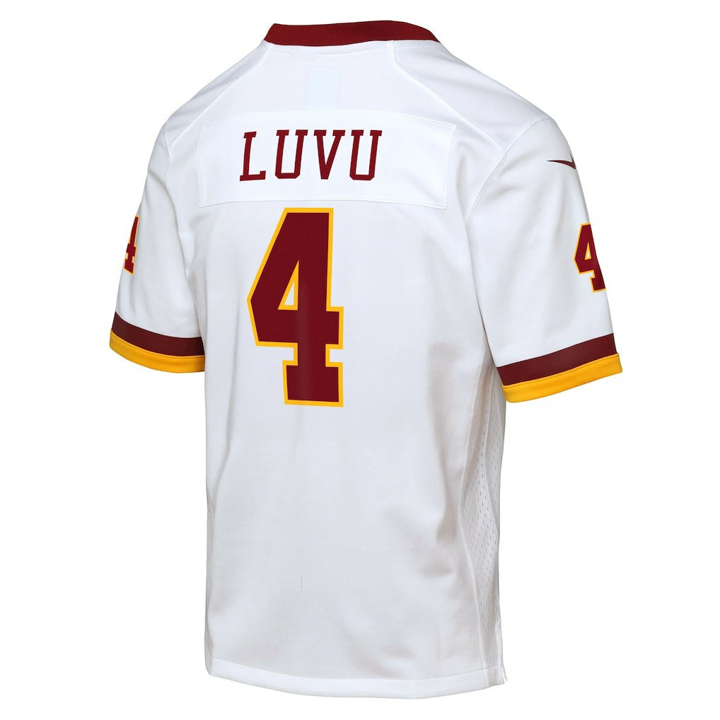 Frankie Luvu Washington Commanders Youth Game Super Bowl Era Jersey - White | NFL Jerseys
