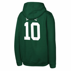 Jordan Love Green Bay Packers Outerstuff Mainliner Player Name & Number Hoodie Green - NFL