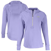 Baltimore Ravens Cutter & Buck Women's Daybreak Eco Recycled Half-Zip Hoodie Purple - NFL