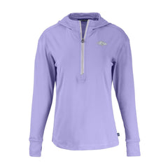 Baltimore Ravens Cutter & Buck Women's Daybreak Eco Recycled Half-Zip Hoodie Purple - NFL