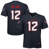 Nico Collins Houston Texans Youth Replica Player Jersey Navy - NFL