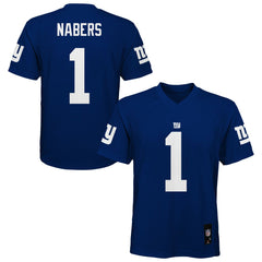 Malik Nabers New York Giants Outerstuff Preschool Replica Player Jersey Royal - NFL