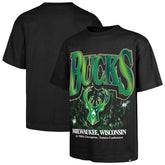 47 brand - Milwaukee Bucks '47 Past Champs Collection Flashbulb Foundation T-Shirt - Black