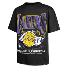 47 brand - Los Angeles Lakers '47 Past Champs Collection Flashbulb Foundation T-Shirt - Black