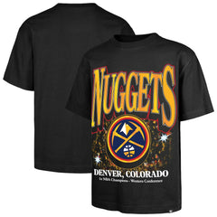 47 brand - Denver Nuggets '47 Past Champs Collection Flashbulb Foundation T-Shirt - Black