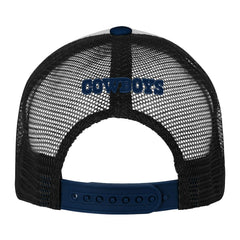 Dallas Cowboys Outerstuff Youth Essentials Trucker Adjustable Hat White - NFL