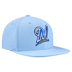 Milwaukee Brewers Mitchell & Ness Cooperstown Collection Basic Flip Snapback Hat Near Me