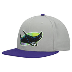 Tampa Bay Rays Mitchell & Ness Cooperstown Collection Basic Flip Snapback Hat for sale