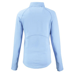 New York Giants Cutter & Buck Women's Peshastin Eco Fleece Recycled Half-Zip Top Powder Blue - NFL
