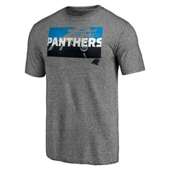 Carolina Panthers Square Off Tri-Blend T-Shirt Heather Gray - NFL