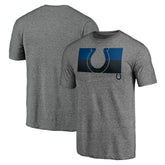 Indianapolis Colts Square Off Tri-Blend T-Shirt Heather Gray - NFL