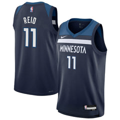 Nike - Naz Reid Minnesota Timberwolves Youth Swingman Jersey - Icon Edition - Navy
