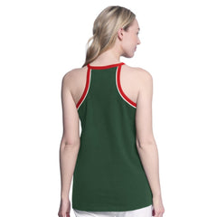 Minnesota Wild - G-III 4Her by Carl Banks Women's Curveball Racerback Scoop Neck Slub Tank Top Green